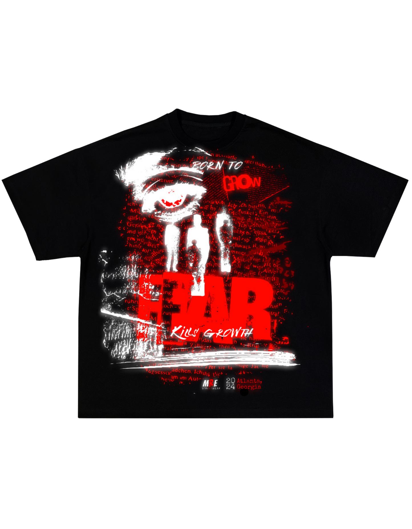 Fear Kills Growth Heavyweight Tee M